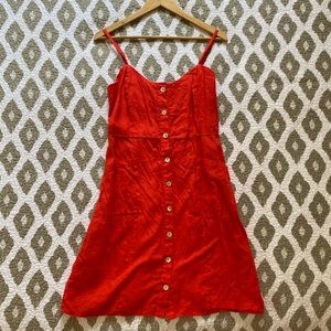 Cynthia Rowley Linen Button-down Sundress